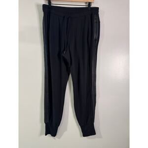 Athleta black super soft sweatpant joggers size medium